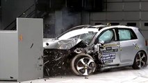 2015 Volkswagen GTI small overlap IIHS crash test