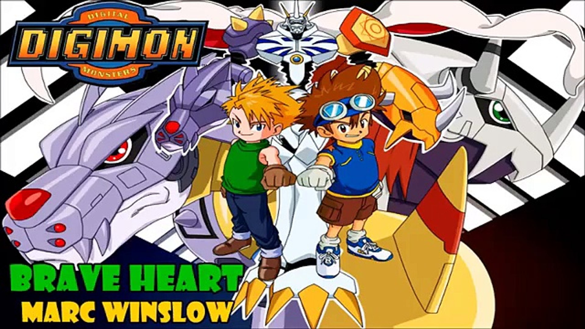 Brave Heart Digimon Adventure Cover Latino By Marc Winslow Video Dailymotion