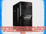 High-End Gaming-PC AGANDO fuego 8328x8 invader | AMD FX-8320 8x 3.5GHz | 8GB RAM | AMD Radeon