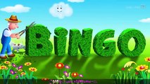 BINGO Dog Song   Nursery Rhyme With Lyrics   Cartoon Animation Rhymes & Songs for Children
