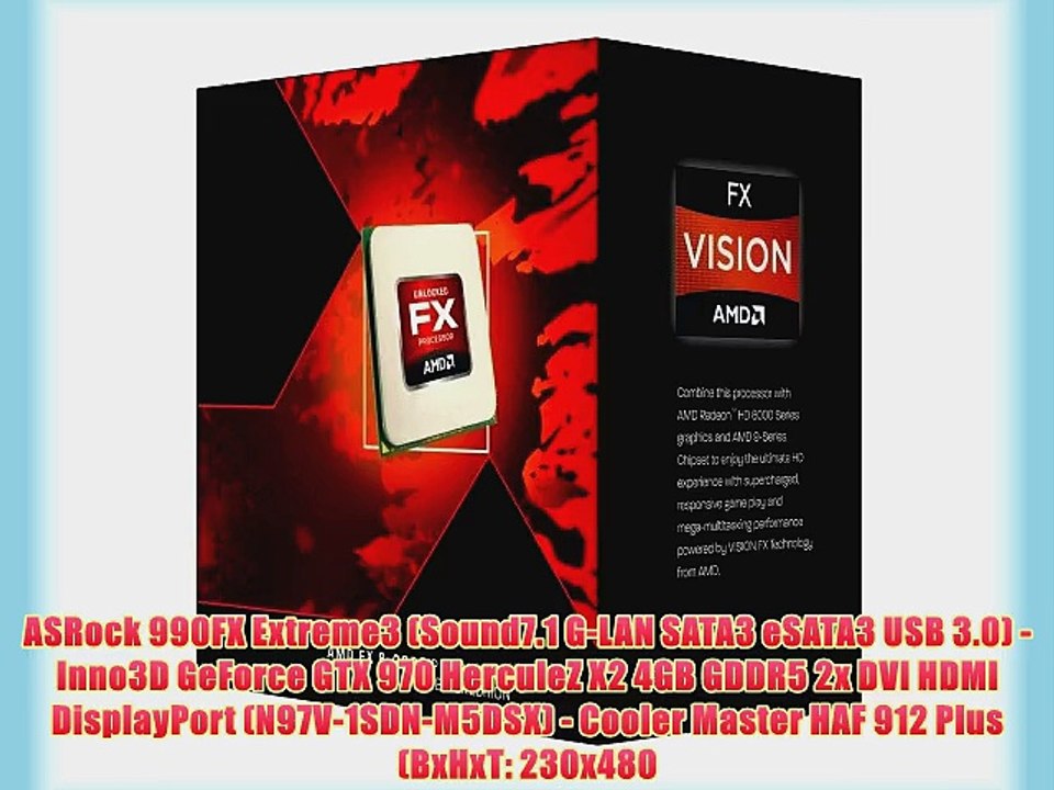 Ankermann-PC Harder AMD FX 9590 8x 4.7 GHz Turbo: 5.00GHz Inno3D GeForce GTX 970 HerculeZ X2