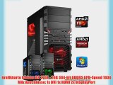 dercomputerladen Gamer PC System AMD FX-6300 6x35 GHz 16GB RAM 1000GB HDD Radeon R9 270X -2GB