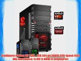 dercomputerladen Gamer PC System AMD FX-6300 6x35 GHz 16GB RAM 2000GB HDD Radeon R9 270X -2GB