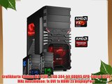 dercomputerladen Gamer PC System AMD FX-6300 6x35 GHz 8GB RAM 2000GB HDD Radeon R9 270X -2GB