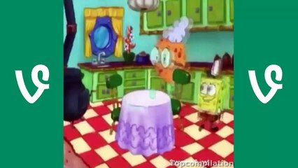 SpongeBob Vine compilation - Bad Lip Reading Vines 2015 REACTION