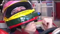 Jacques Villeneuve guida la Ferrari 312 T4 di suo padre a Fiorano