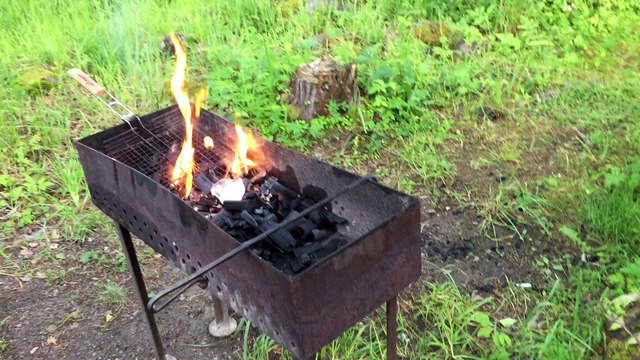 Отдых на природе .