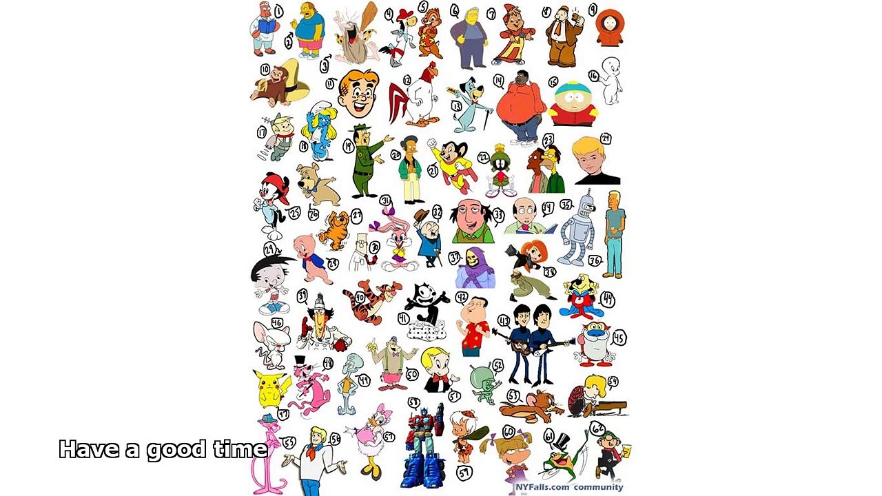 cartoon characters names