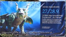 Der Drache rockt am Alexanderplatz #3, grösster Schreitroboter der Welt
