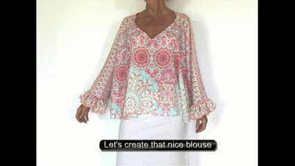 cours de couture - coudre une blouse pour femme - tuto de couture