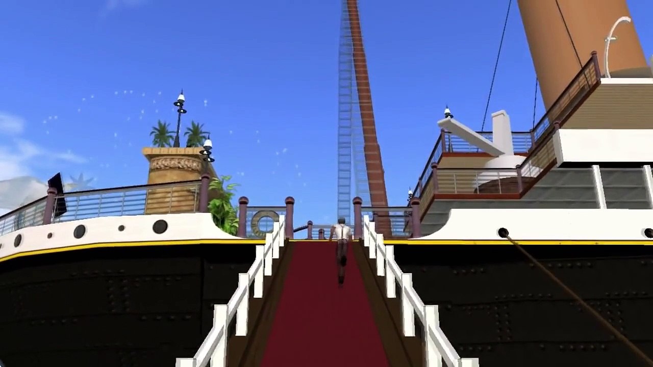 Celine Dion - Titanic 3D - Original Themesong - Secondlife Machinima