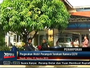Aksi Perampokan di Depok Terekam CCTV