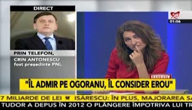 CRIN ANTONESCU nu stie continutul LEGII ANTI-LEGIONARE pe care a promovat-o.. Disputa cu OANA STANCIULESCU