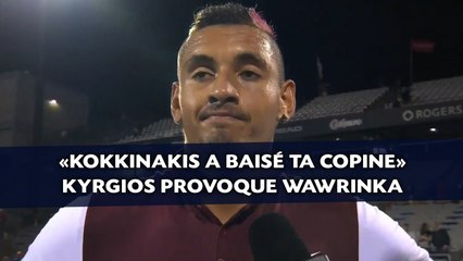 Kyrgios provoque Wawrinka sur son ex-femme en plein match