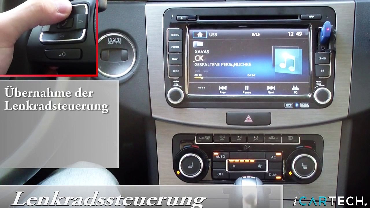 Aurora V7 für Volkswagen, Skoda & Seat- Spezial-Nachrüst Autoradio von  ICARTECH - video Dailymotion