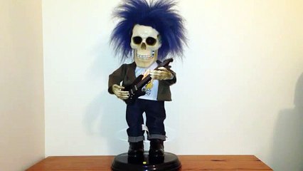 Gemmy Animated Rocking Blue Haired Skeleton (Fixed)