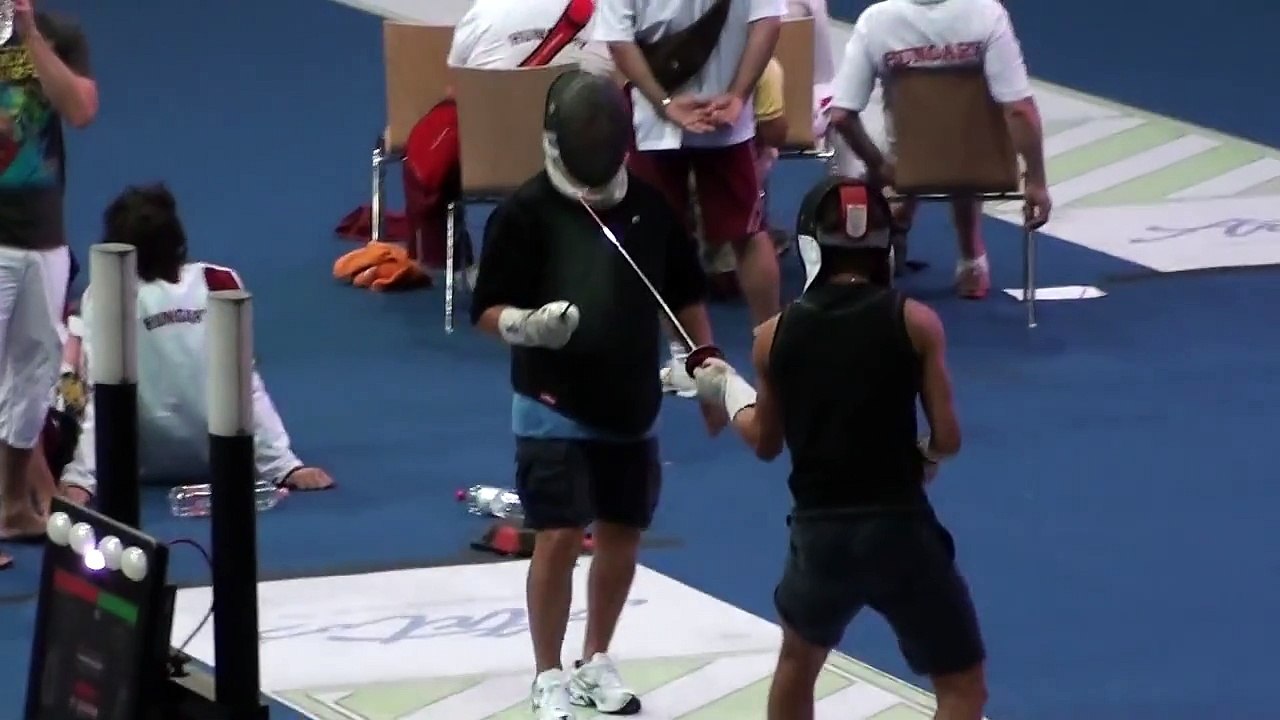 Foil lesson Baldini european fencing championship liepzig 2010