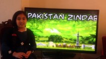 8 year girl singing jive jive Pakistan for showing her love for Pakistsn