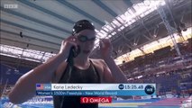 1500m libre F (finale) - ChM 2015 natation, Katie Ledecky en 15’25.48 (record du monde)