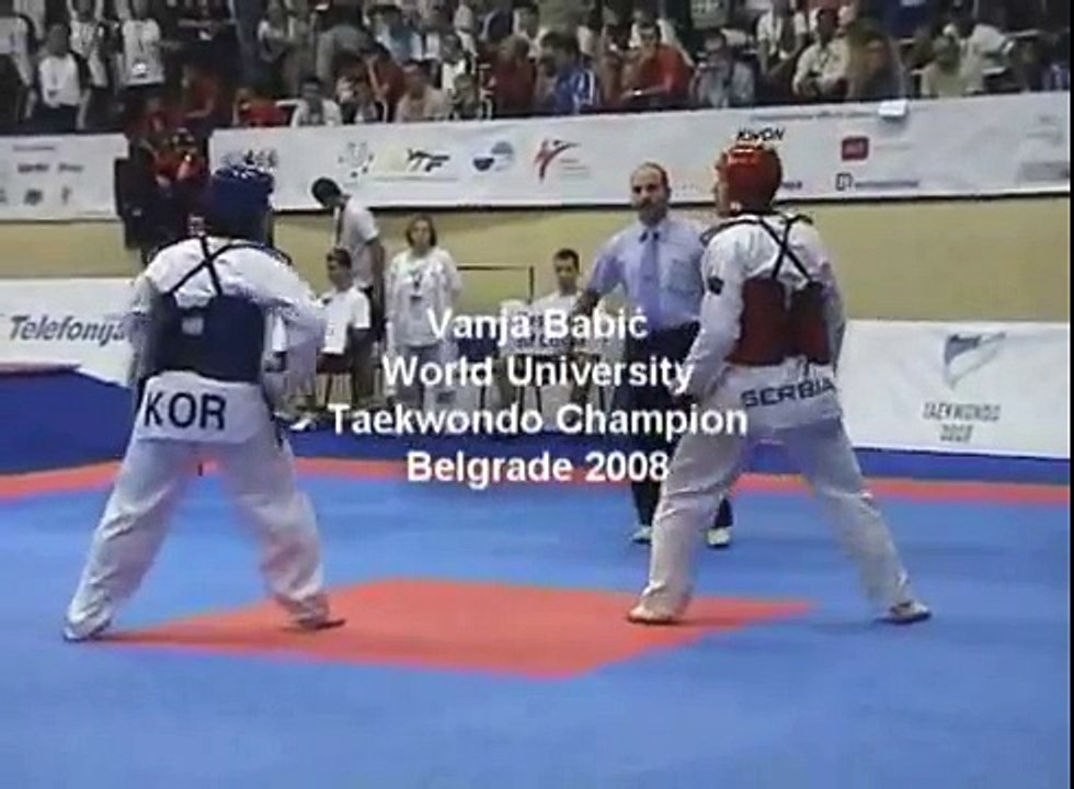 Vanja Babic - World University Taekwondo Champion 2008
