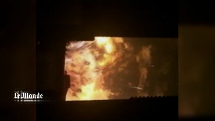 la déflagration et les dégats de la zone industrielle deTianjin après l’explosion