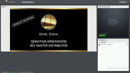 State Of The Nation - OneCoin Webinar - 30.07.2015