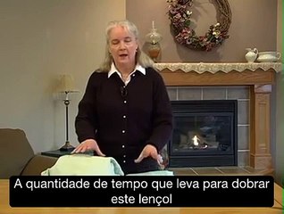 dobrar lençol elástico