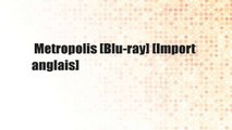Metropolis [Blu-ray] [Import anglais]