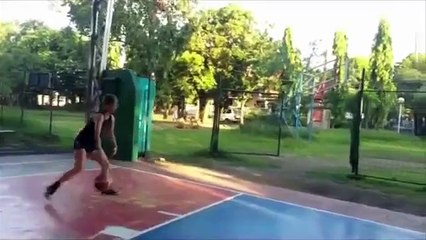Mocha Girl "Laboching" Plays Basketball Better Than Most Men