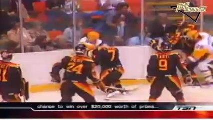 Pittsburgh Penguins Mario Lemieux Fight Complilation