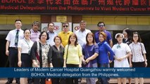 BOHOL Medical Delegation from the Philippines  Visited Modern Cancer Hospital Guangzhou