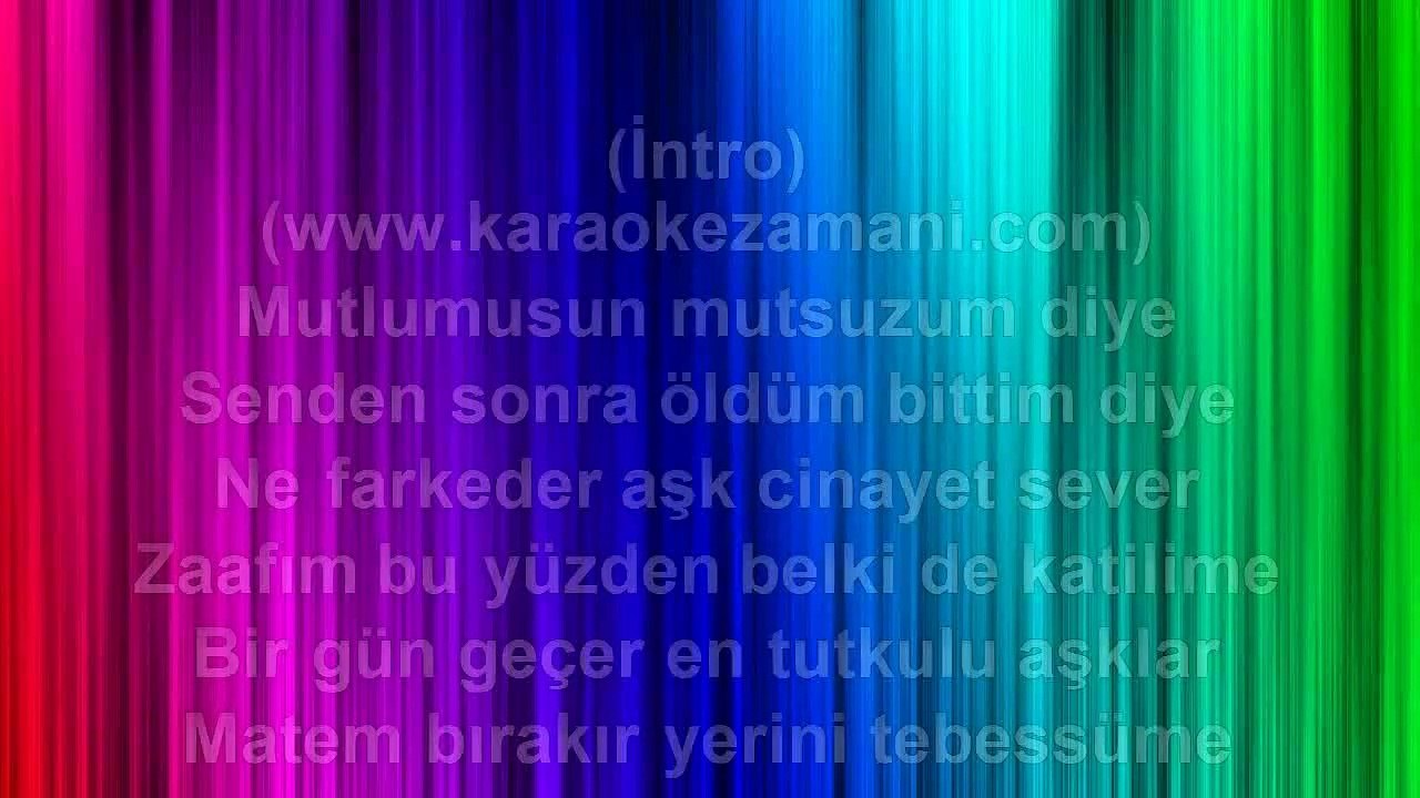 Gülşen - Aşk Cinayet Sever - 2013 TÜRKÇE KARAOKE