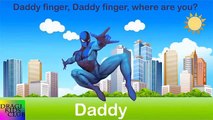 Spiderman Finger Family Cartoon Nursery Rhymes | Spiderman Song for Children Toddlers and Babies HD