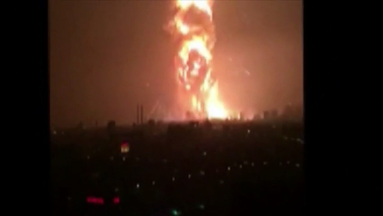 De nouvelles images des spectaculaires explosions de Tianjin