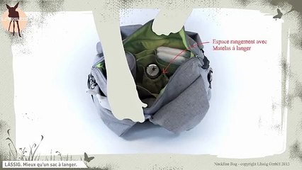 Sac à langer Green Label Neckline Bag de Lässig