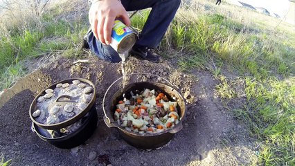 WORLDS GREATEST DUTCH OVEN POTATOES AND BBQ CHICKEN RECIPE