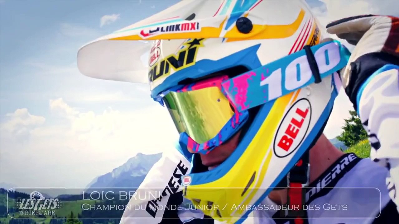 Loic Bruni, Champion du Monde Junior de VTT descente - Les Gets