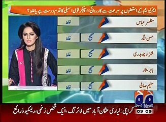 seniour analystes blast on the double standards of (PMLN) government and speaker of national assembly ayaz sadi .