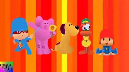 Pocoyo Finger Family Cartoon for Kids | Pocoyo Nursery Rhymes Animation Songs for Children