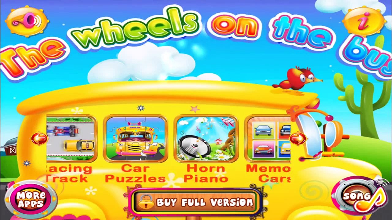 The Wheels On The Bus   Free Game for Kids iOS  iPhone, iPad   Gameplay Review