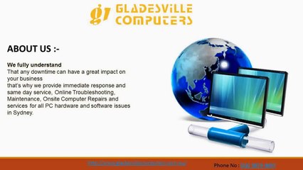 Gladesville Computers - Professional Computer Repair Services Gladesville, Australia - YouTube