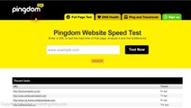 Analyser la vitesse de votre site internet avec Pingdom