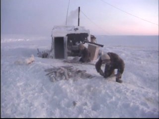 Pêcher en Sibérie par moins 40 degrés