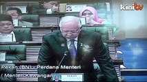Najib in Parliament: Condolences to the families and friends