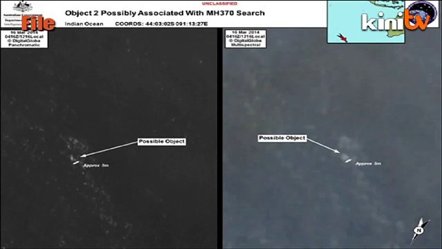 Pesawat SAR kesan palet kayu, tali pinggang di Lautan Hindi