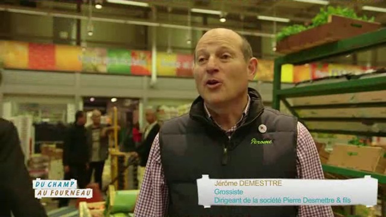 Jérôme Desmettre : grossiste sur carreau (Emission : "Du champ au fourneau" - Campagnes TV - Interfel)