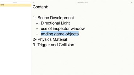 Tutorial Basic of Unity 3D urdu 2