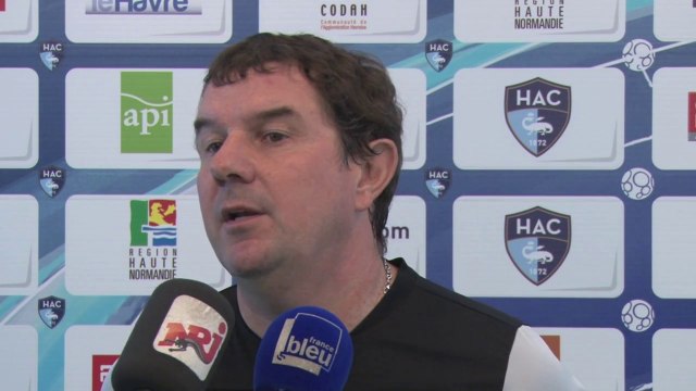 Avant Paris FC - HAC, itv Thierry Goudet