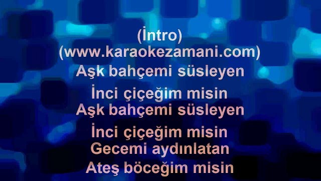 Güzin İle Baha - Ateş Böceğim - 1975 TÜRKÇE KARAOKE