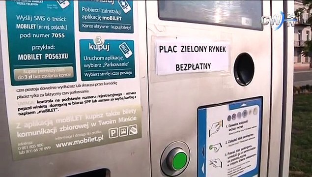 Od dziś na parkomatach przy Zielonym Rynku pojawiły się karteczki z napisem...
